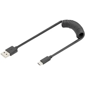 Comparateur de prix : Digitus - Câble USB - USB (M) pour USB-C (M) - USB 2.0 - 20 V - 3 A - 1 m - noir