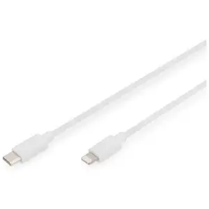Comparateur de prix : Digitus Hommes Pomme Foudre Hommes Blanc usb-c 24 broches 2 m
