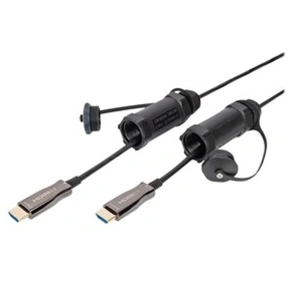 Comparateur de prix : DIGITUS AK-330130-150-S Câble hybride DIGITUS HDMI - AOC en fibre optique, blindé, 15 m