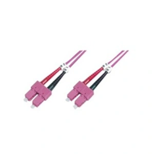Comparateur de prix : Câble fibre optique duplex 50/125 OM4 SC SC - DIGITUS - DK-2522-02-4 - Violet