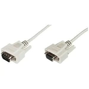 Comparateur de prix : Assmann Electronic DIGITUS Rallonge câble de données D-Sub9 M / F 2.0m. serial Beige