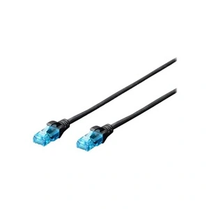 Digitus DK-1512-100/BL câble de réseau 10 m Cat5e U/UTP (UTP) Noir pas cher