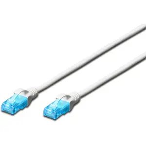 Comparateur de prix : Digitus Professional - Cordon de raccordement - RJ-45 (M) pour RJ-45 (M) - 50 cm - UTP - CAT 5e - démarré, sans crochet - blanc