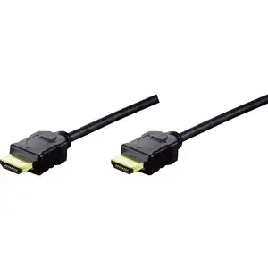 Comparateur de prix : Assmann Electronic Câble de raccordement Digitus AK-330114-050-S 5.00 m noir X46579
