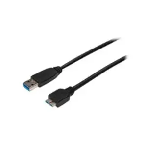 Comparateur de prix : Câble USB vers micro USB Digitus AK-300117-003-S Noir 25 cm