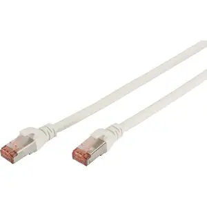 Comparateur de prix : DIGITUS Câble LAN Cat 6-3m - RJ45 Câble réseau - S/FTP blindé - Compatible Cat 6A & Cat 7 - Blanc