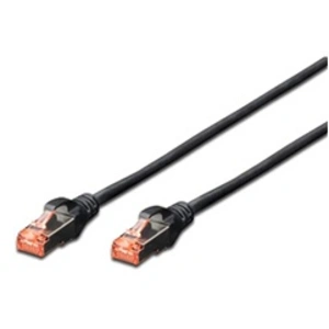 Comparateur de prix : Câble réseau RJ45 CAT 6 S/FTP 2.00 m noir sans halogène - Digitus