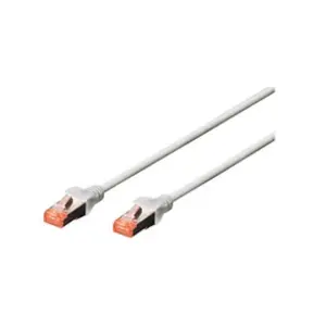 Comparateur de prix : Assmann electronic DIGITUS Câble LAN Cat 6-0,25m - RJ45 Câble réseau - S/FTP blindé - Compatible Cat 6A & Cat 7 - Gris