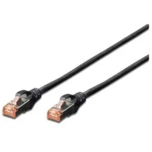 Comparateur de prix : DIGITUS Câble LAN Cat 6-0,5m - RJ45 Câble réseau - S/FTP blindé - Compatible Cat 6A & Cat 7 - Noir