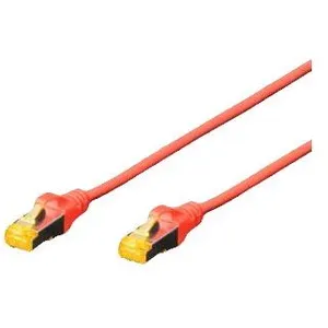 Comparateur de prix : Assmann Electronic DIGITUS Câble LAN Cat 6A - 3m - RJ45 Câble réseau - S/FTP Blindé - Compatible Cat-6 & Cat-7 - Rouge