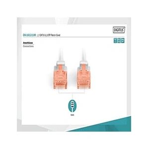 Comparateur de prix : Digitus Cable de Red RJ45 U/UTP Cat.6 Gris 10m