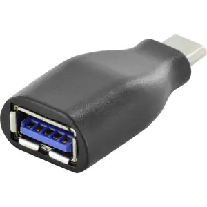 Assmann Electronic DIGITUS USB 3.1 adapter. type C to A M/F Super-Speed. UL Noir pas cher