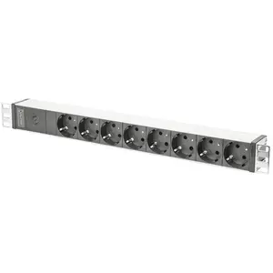 Digitus - Multiprise 19 - 8 poignées - 1HE - 250 vac - 50/60 Hz - 10 a - 4000 w - Prés... pas cher