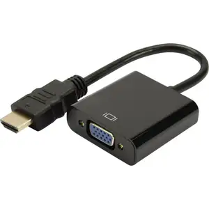 Comparateur de prix : Digitus - Adaptateur audio/vidéo - HDMI mâle pour HD-15 (VGA), jack mini femelle - noir