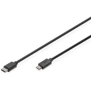 Digitus ASSMANN Câble USB 2.0, USB-C mâle - micro USB-B mâle, 1,8 m () pas cher