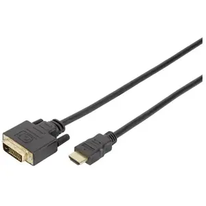 Comparateur de prix : Câble vidéo HDMI - DVI DIGITUS - 2m - double blindage - noir