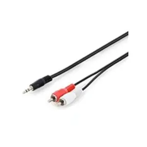 Digitus 2.5m, 3.5mm 2xrca 2.5m 3,5mm 2 x rca noir câble audio (db-510300-025-s)Vendu parcdiscount