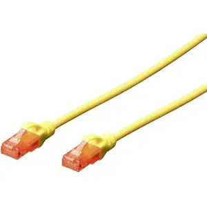 Comparateur de prix : Digitus Câble de raccordement CAT 6 - ASSMANN - Jaune - 50 cm - Sans halogène - Garantie 15 ans