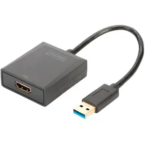Comparateur de prix : Digitus da-70841 usb 3.0 hdmi noir adaptateur et connecteur de câbles