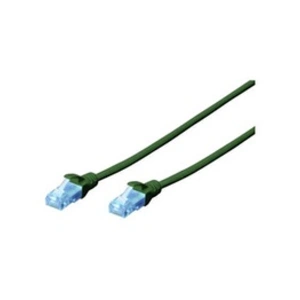 Digitus Ecoline - Cordon de raccordement - RJ-45 (M) pour RJ-45 (M) - 1 m - UTP - CAT 5e - démarré - vert