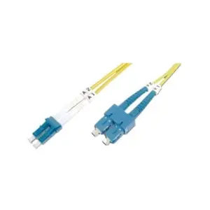 Comparateur de prix : Câble Fibre Optique Duplex 9/125 OS1 SC LC - DIGITUS - Jaune - 1 m