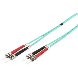 Comparateur de prix : Câble patch LWL DIGITUS - OM3 - 5m - fiche mâle ST - multimode