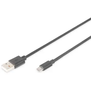Comparateur de prix : DIGITUS Câble Micro USB AK-300110-018-S Noir 1,8 m