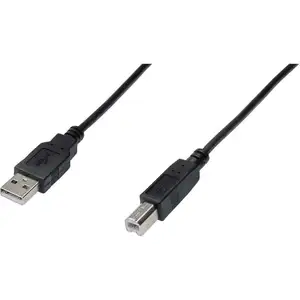 Comparateur de prix : DIGITUS câble de connexion USB 2.0, USB-A mâle - USB-B mâle, ()
