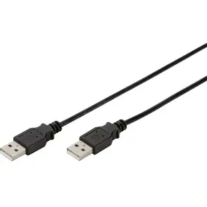 Comparateur de prix : Câble USB 2.0 - DIGITUS - Type A M/M - 1.0m - Noir - Connexion rapide
