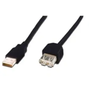 Comparateur de prix : Digitus ASSMANN - Rallonge de câble USB - USB (M) pour USB (F) - USB 2.0 - 5 m - noir