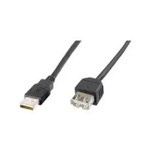 Comparateur de prix : ASSMANN Electronic Câble Rallonge à USB Digitus AK-300200-018-S Noir 1,8 m