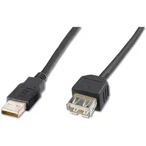 Comparateur de prix : Digitus ASSMANN Electronic AK-300202-030-S câble USB 3 m USB A Noir