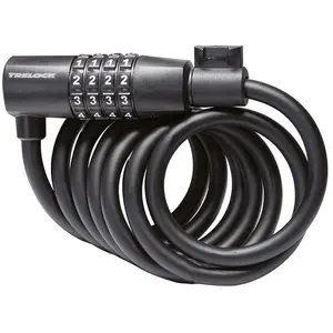 Comparateur de prix : TRELOCK Cadenas à spirale SK108 avec code, 8mm x 1800mm, câble en acier flexible