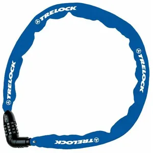 TRELOCK BC 115/110/4 Code Chaîne antivol Bleu pas cher