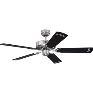 Comparateur de prix : Westinghouse -78370 Ventilateur de plafond d’intérieur en acier brossé de 132 cm Cyclone