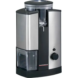 Comparateur de prix : Moulin à café Gastroback Design Coffee Grinder Advanced 165W noir-inox