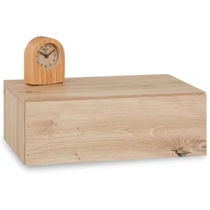 Idimex Chevet suspendu OCEANE, en bois coloris chêne artisan étagère murale avec 1 tiroir sans poignée pas cher