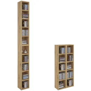 Comparateur de prix : IDIMEX Etagères Modulables Musique Pour Cd Et Dvd, Lot De 2 Meubles De...