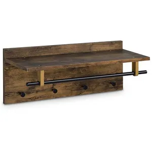 Comparateur de prix : Idimex Porte-manteaux mural ULF coloris vintage et noir penderie mural...
