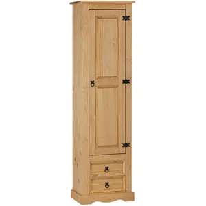 Comparateur de prix : Idimex Armoire tequila avec 1 porte et 2 tiroirs, en pin massif finition teintée et cirée