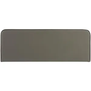 IDIMEX Tête de lit celest 160, rembourrée, fixation murale, design arrondi moderne, pour lit 160 cm ou moins, gris pas cher