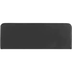 IDIMEX Tête de lit celest 160, rembourrée, fixation murale, design arrondi moderne, pour lit 160 cm ou moins, noir pas cher