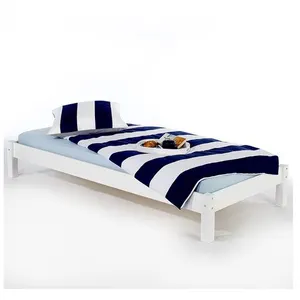 Comparateur de prix : Idimex - Lit Futon Taifun, En Pin Massif, 90 X 200 Cm, Lasuré Blanc