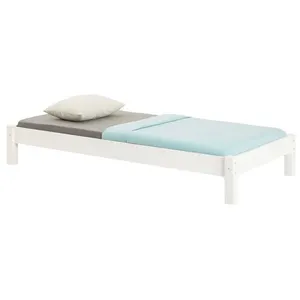 Idimex - Lit futon taifun, 90 x 190 cm, en pin massif lasuré blancVendu paramazon