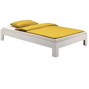 Comparateur de prix : Idimex Lit futon THOMAS couchage simple 100 x 200 cm 1 place / 1 personne, en pin massif lasuré blanc