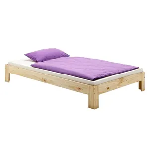 Comparateur de prix : Idimex Lit futon THOMAS couchage simple 90 x 200 cm 1 place / 1 personne, en pin massif vernis naturel