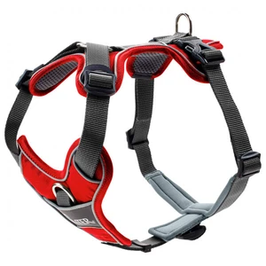HUNTER Divo Harnais pour chien Rouge/gris Taille L 72-100 cm pas cher