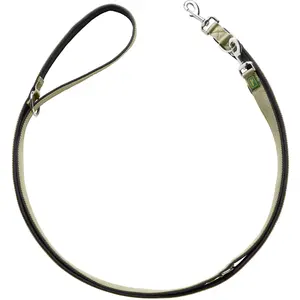 HUNTER Laisse réglable en néoprène 10/200, Olive/Noir pas cher