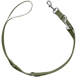 Laisse réglable HUNTER London, vert olive pour chien  - L 200 x 1,5 cmVendu parzooplus