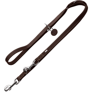 Laisse réglable HUNTER Aalborg, marron foncé pour chien - L 200 x l 1,5 cmVendu paramazon